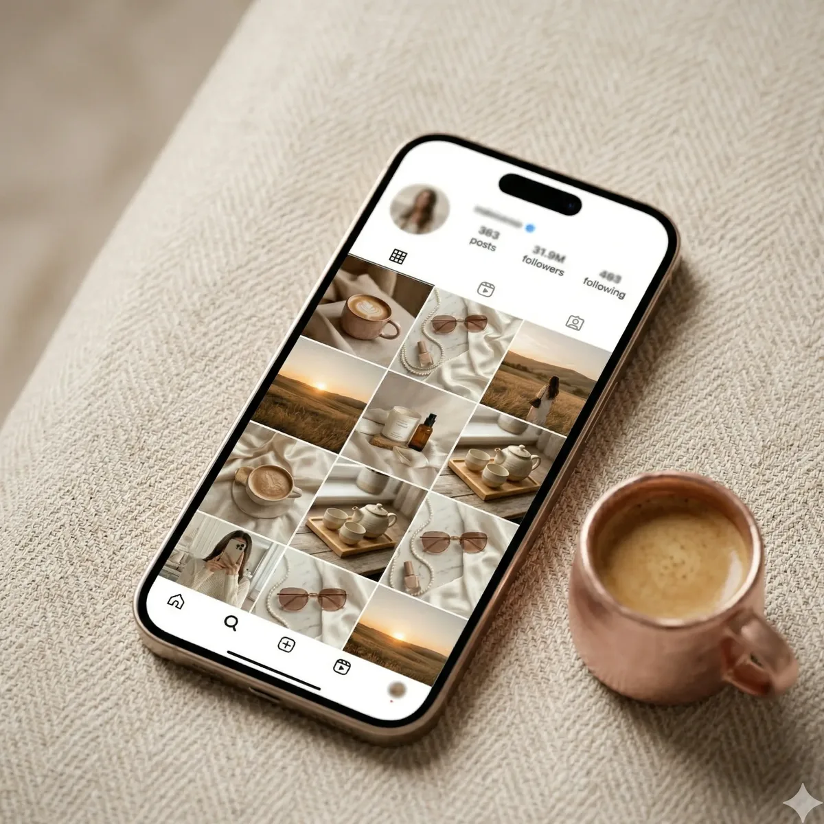 Canva editor with reel template