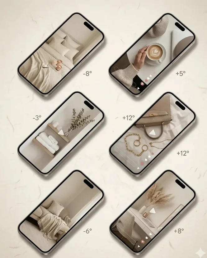 Collage of high-quality aesthetic video frames